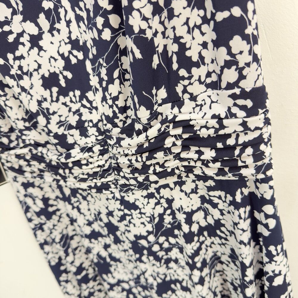 Bundle 2 Jessica Howard Women Navy Dress Size 10 Petite Flowers Blue - Picture 12 of 16